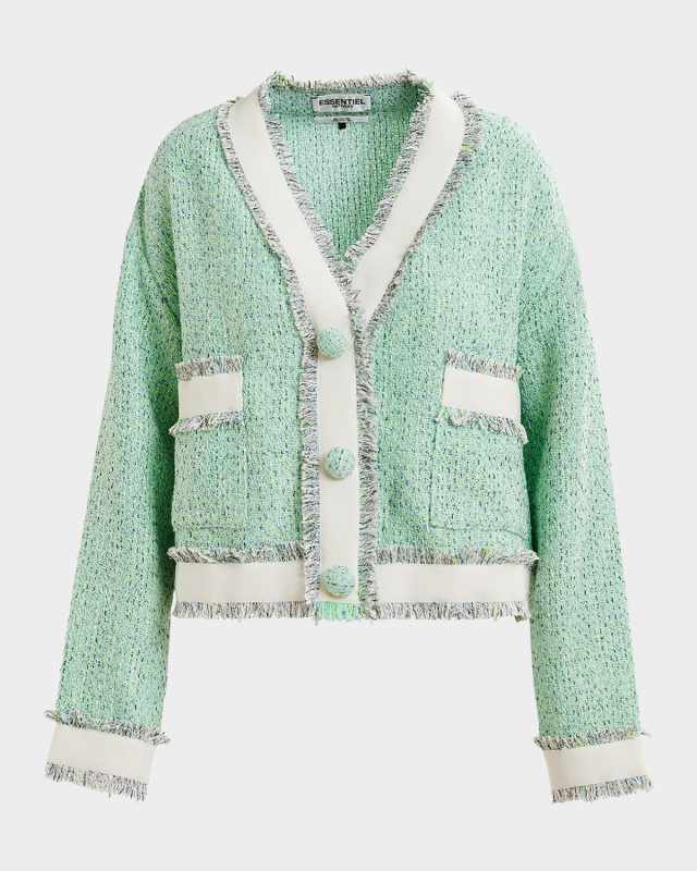Hoola Cropped Fringe Jacket